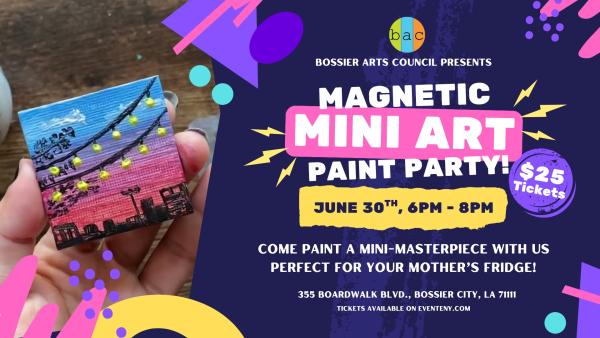 Magnetic Mini Art Paint Party