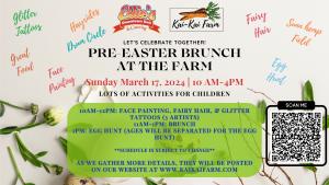 13 Years & Up Ticket: Pre-Easter Sunday Brunch at The Farm cover picture