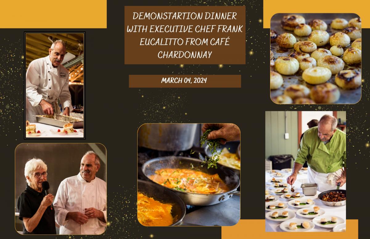 Demonstration Dinner with Executive Chef Frank Eucalitto from Café Chardonnay cover image