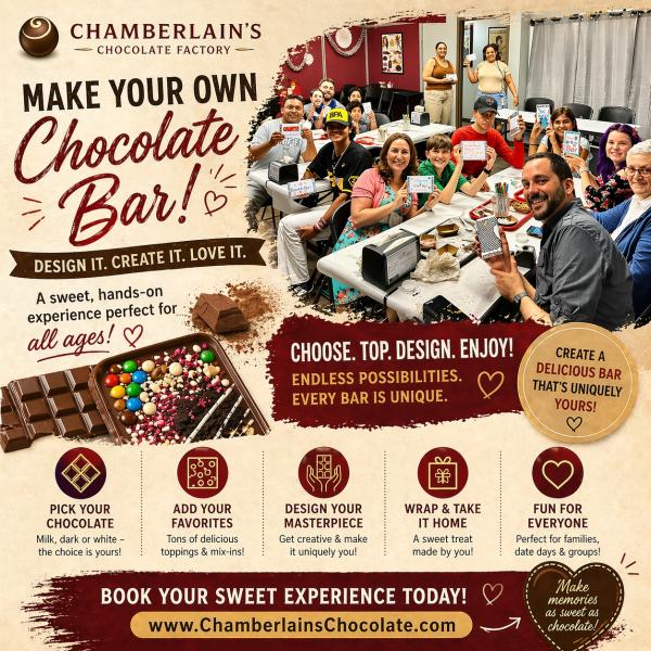 Giant Chocolate Bar Making Event for All Ages Roswell Atlanta