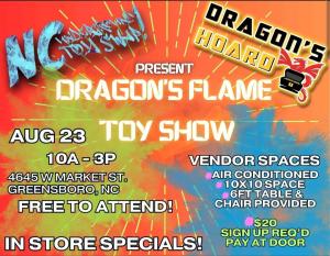 NC Underground Toy Swap x Dragon's Hoard Application