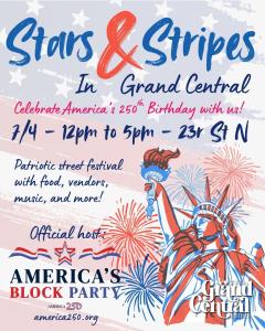 Stars & Stripes in Grand Central