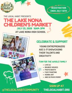 July 25 Children's Market