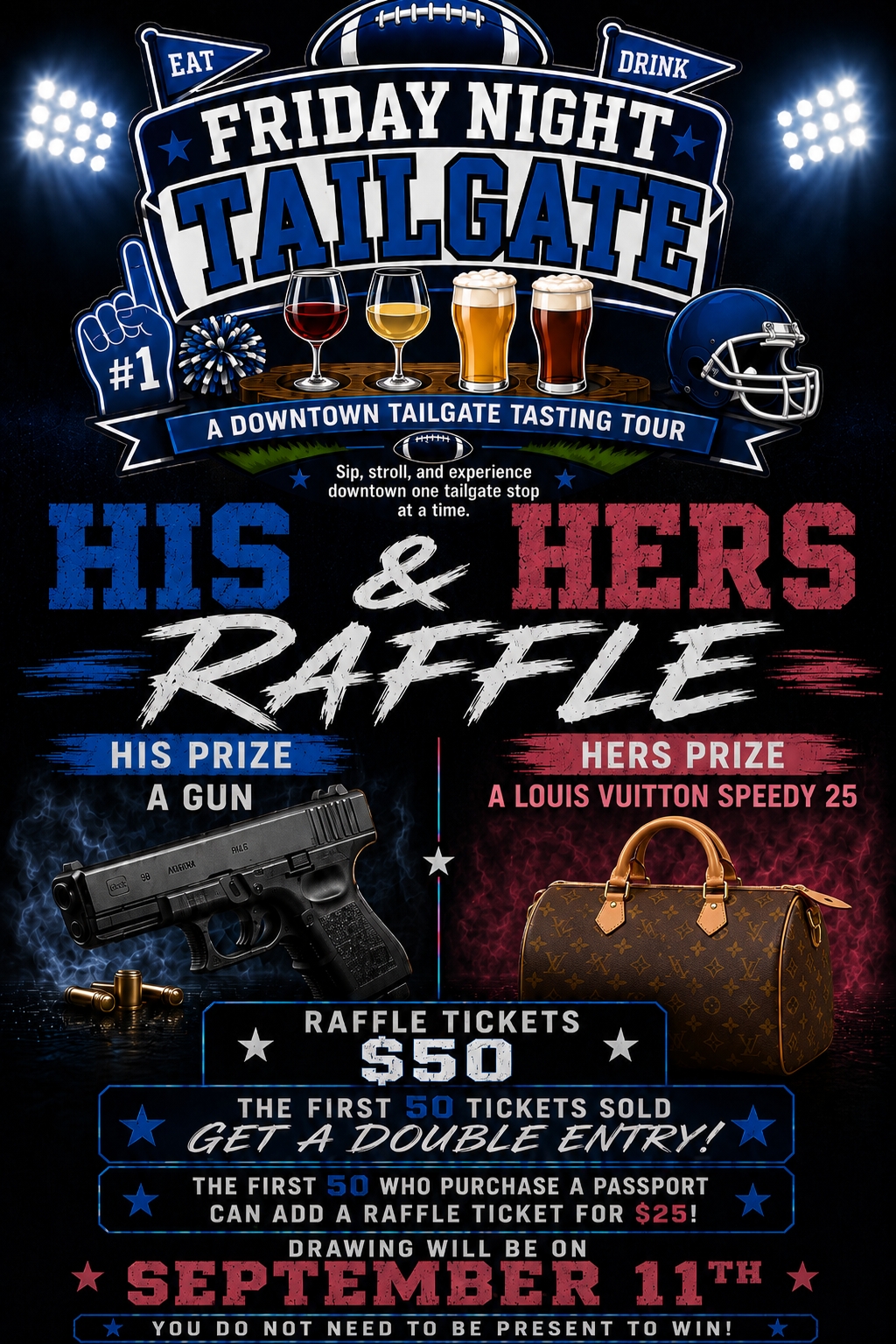 Friday Night Tailgate Raffle Tickets cover picture