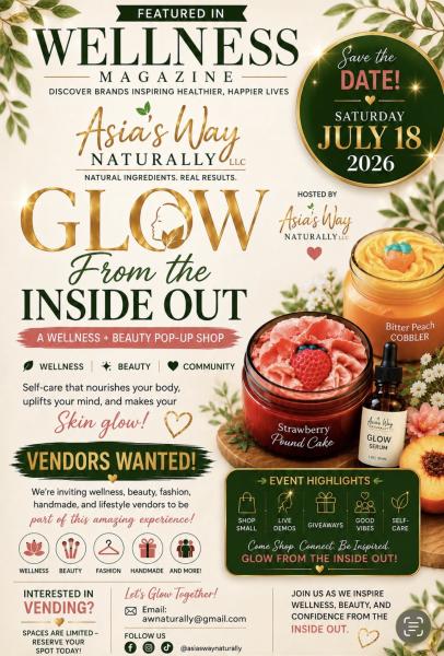 Glow From the Inside Out: A Wellness & Beauty Pop-Up Shop