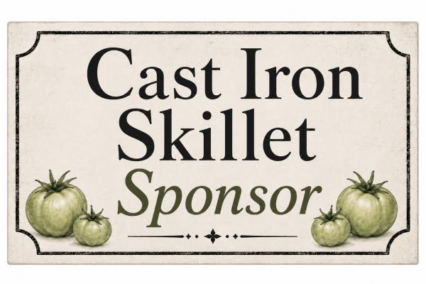 Cast Iron Skillet Sponsor