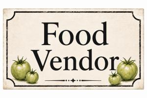 Food  Vendor Application
