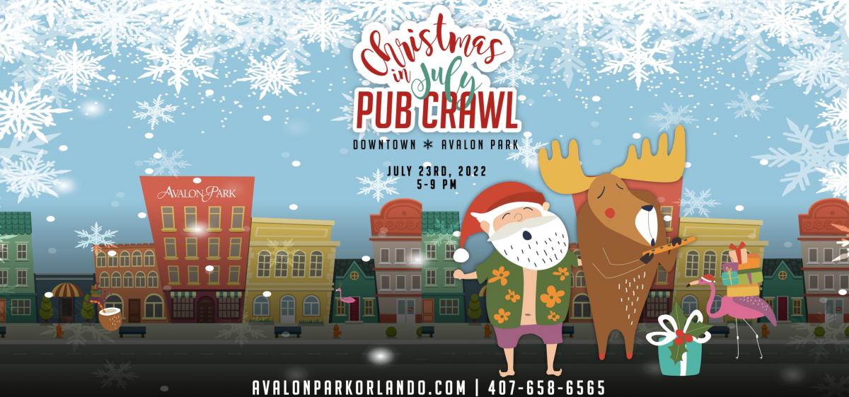 Christmas in July Pub Crawl