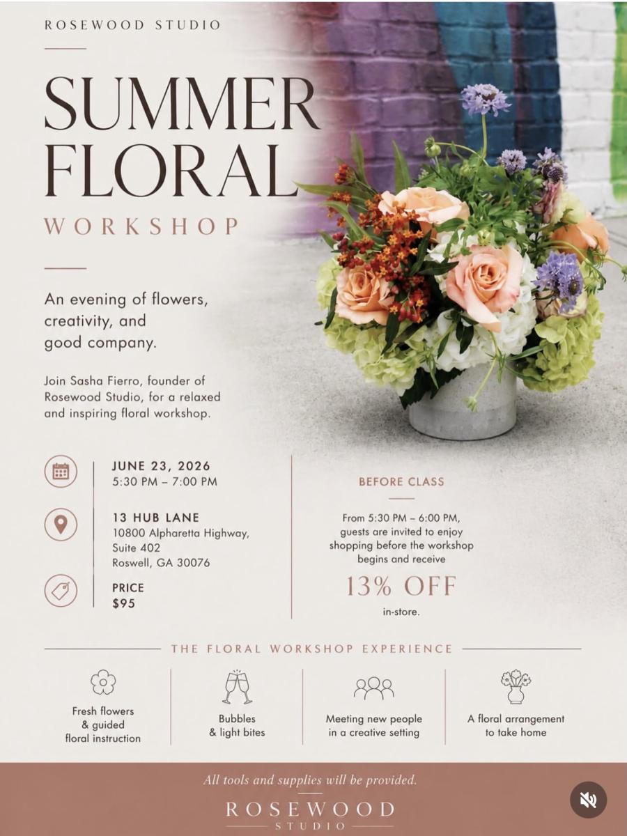 Summer Floral Workshop