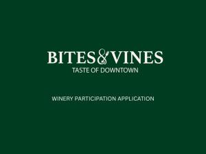 Winery Participation Application