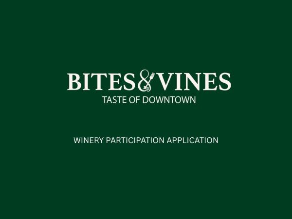 Winery Participation Application
