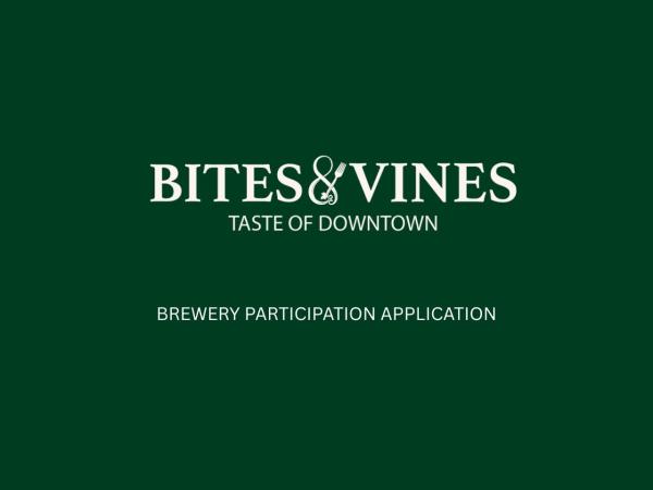 Brewery Participation Application