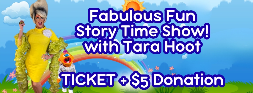 TICKET + $5 Donation - Fabulous Fun Story Time with Tara Hoot cover picture