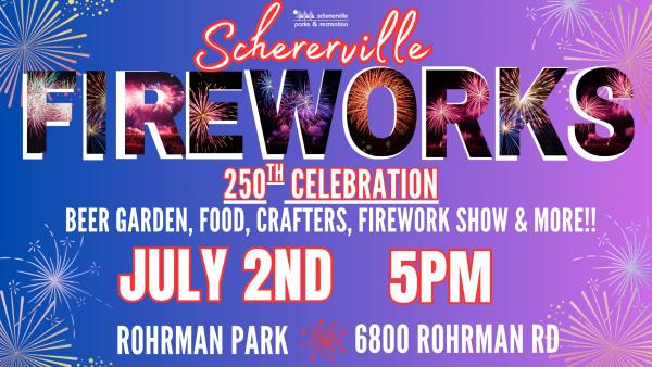 2026 Schererville Fireworks