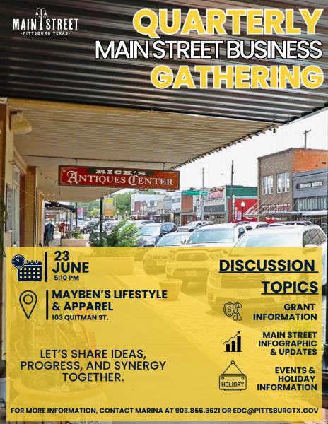 MS Quarterly Business Meeting