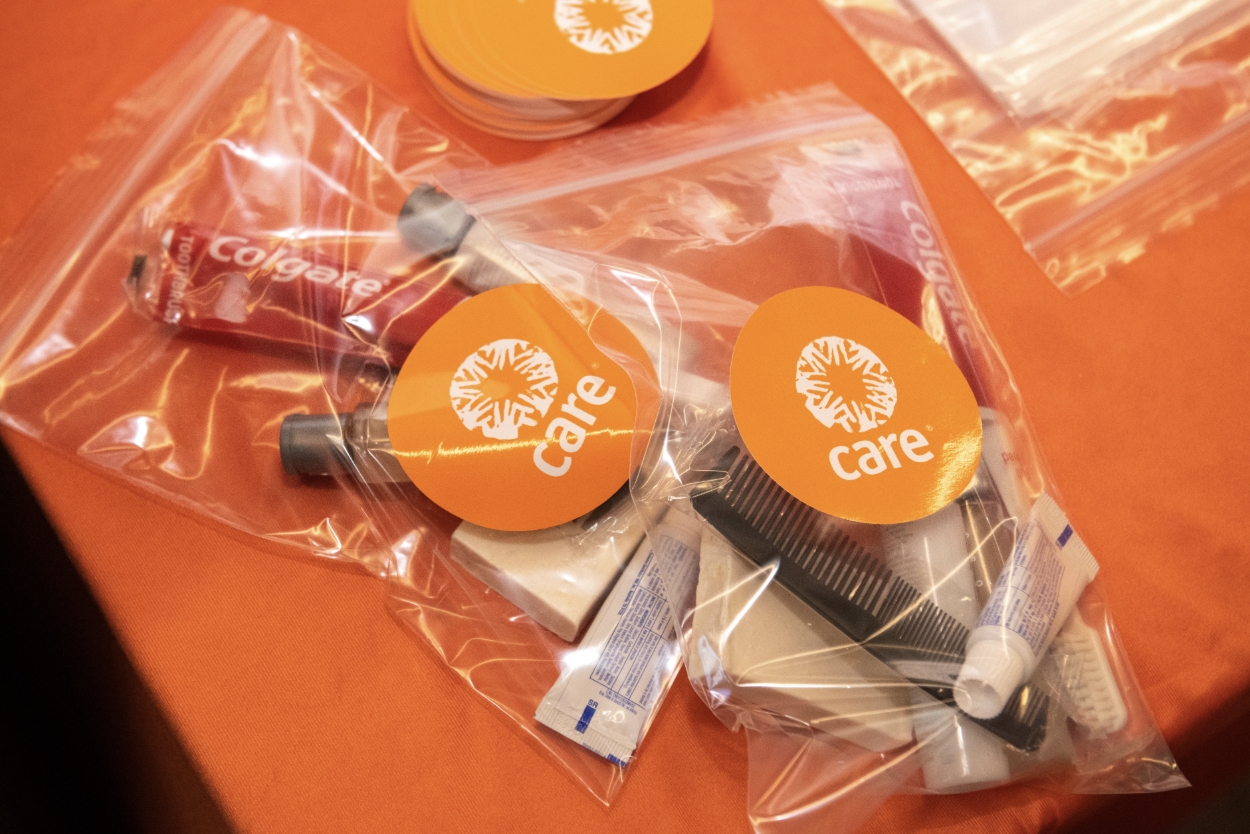 Volunteer With CARE to Prepare CARE PACKAGE Kits for Families Recovering from Disasters