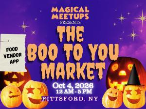 Magical Meetups - The Boo to You Market - Food Vendor Application