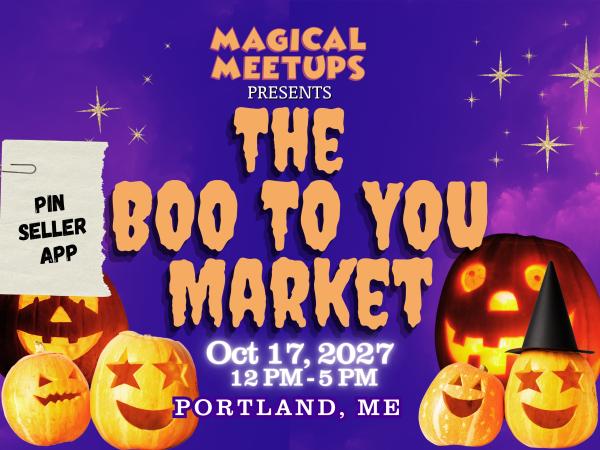 Magical Meetups - The Boo to Your Market -  Pin Seller Application