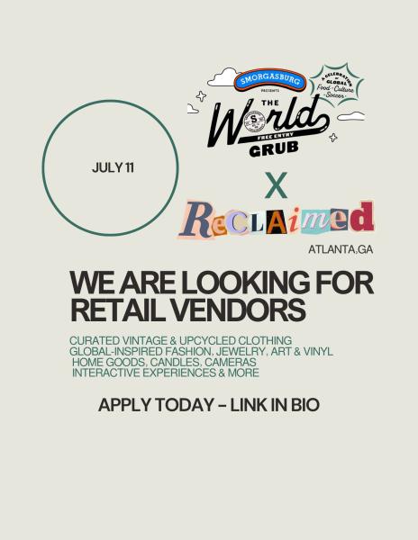 Smorgasburg World Grub  x Reclaimed Market Saturdays July 11