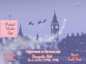 Magical Meetups - Christmas in Neverland Market -  Product Vendor Application