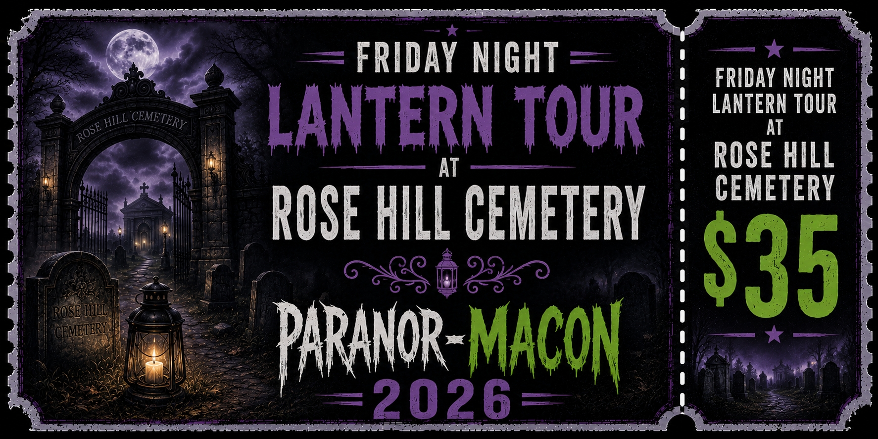 Lantern Tour (FRI) of Rose Hill Cemetary cover picture