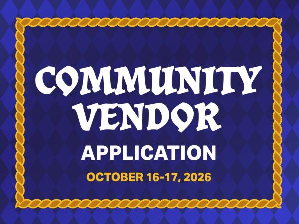 Community Vendor Application