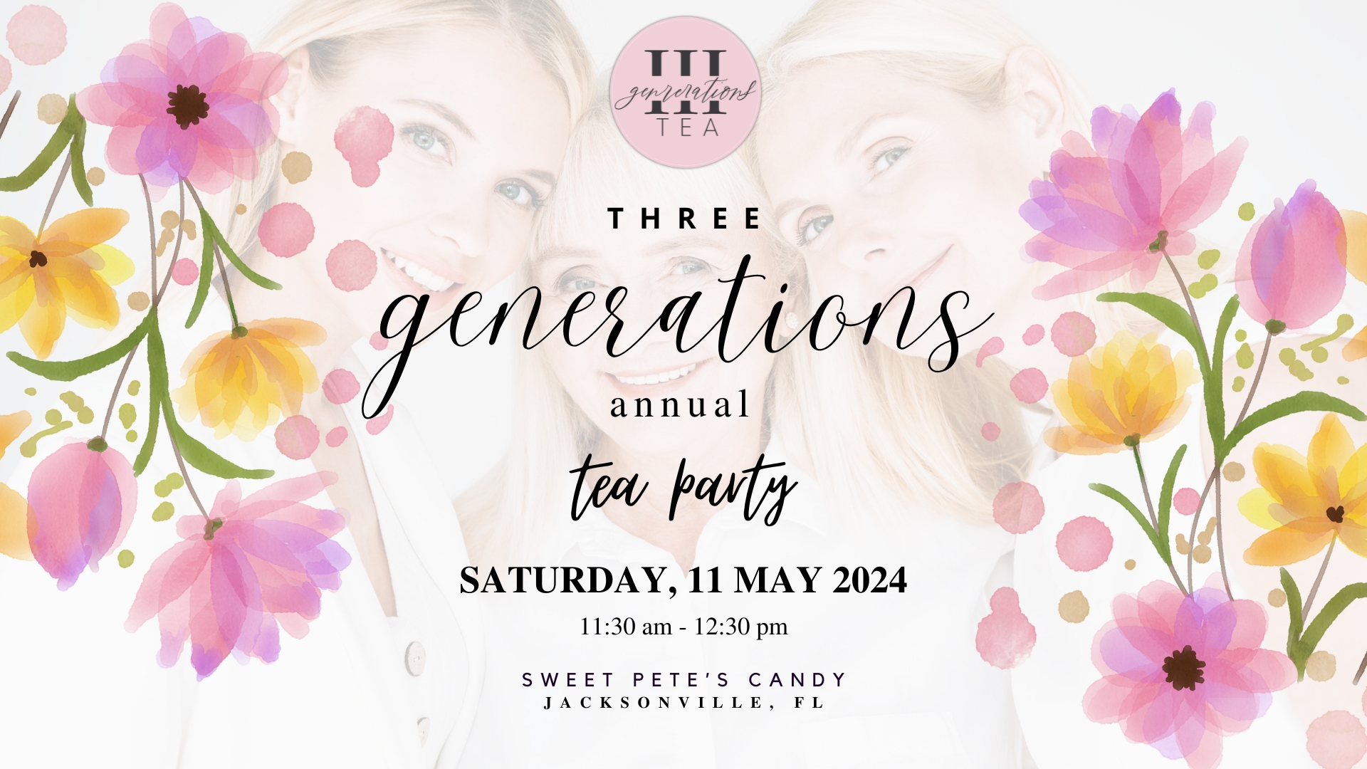 Three Generations Mother’s Day Tea 2024 cover image
