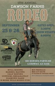 4th Annual Dawson Farms Rodeo Sponsorship Application