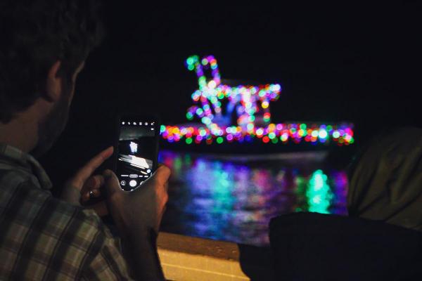 The perfect spot for the Annual Lighted Boat Parade!