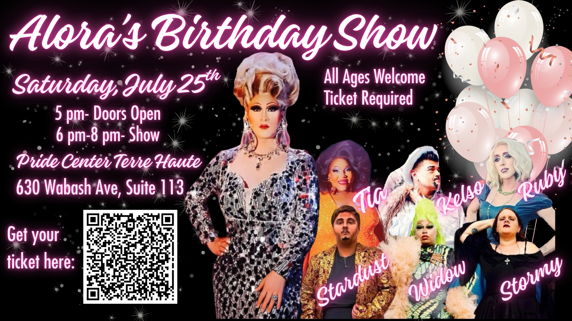 FREE TICKET -July Drag Show with Alora LaBella & Friends cover picture
