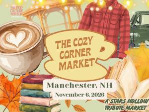 The Pop Culture Popup: The Cozy Corner Market - Nov 6, 20226 - Vendor App