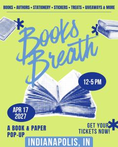 Books Breath: Indianapolis, IN - Apr 17, 2027 - Vendor App