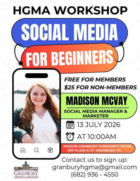Social Media for Beginners HGMA Workshop