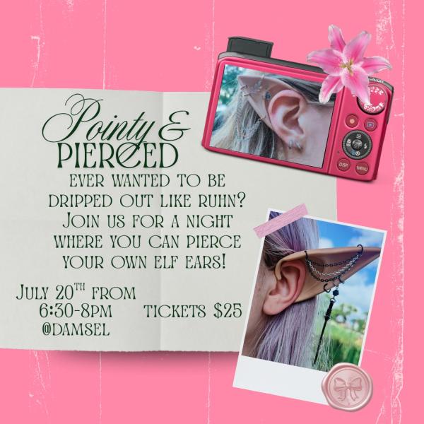 Pointy and Pierced: Decorate your own elf ears