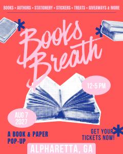 Books Breath: Alpharetta, GA - August 7, 2027 - Vendor App