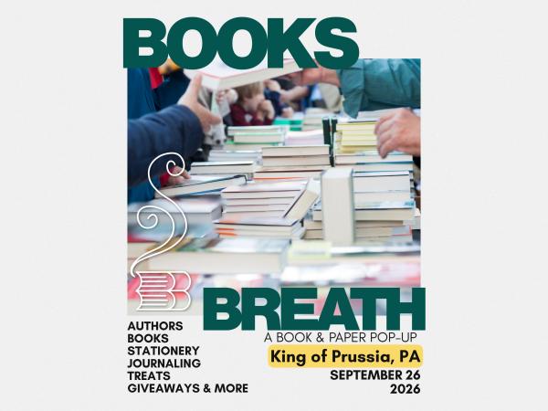 Books Breath: King of Prussia, PA - Sep 26, 2026 - Vendor App