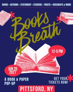 Books Breath: Rochester, NY - Jun 26, 2027 - Vendor App