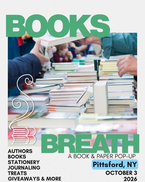 Books Breath: Pittsford, NY - Oct 3, 2026 - Vendor App