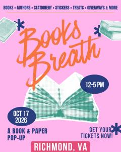 Books Breath: Richmond, VA - Oct 17, 2026 - Vendor App