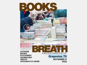 Books Breath: Grapevine, TX - Nov 21, 2026 - Vendor App