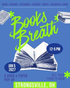 Books Breath: Strongsville, OH - Dec 5, 2026 - Vendor App