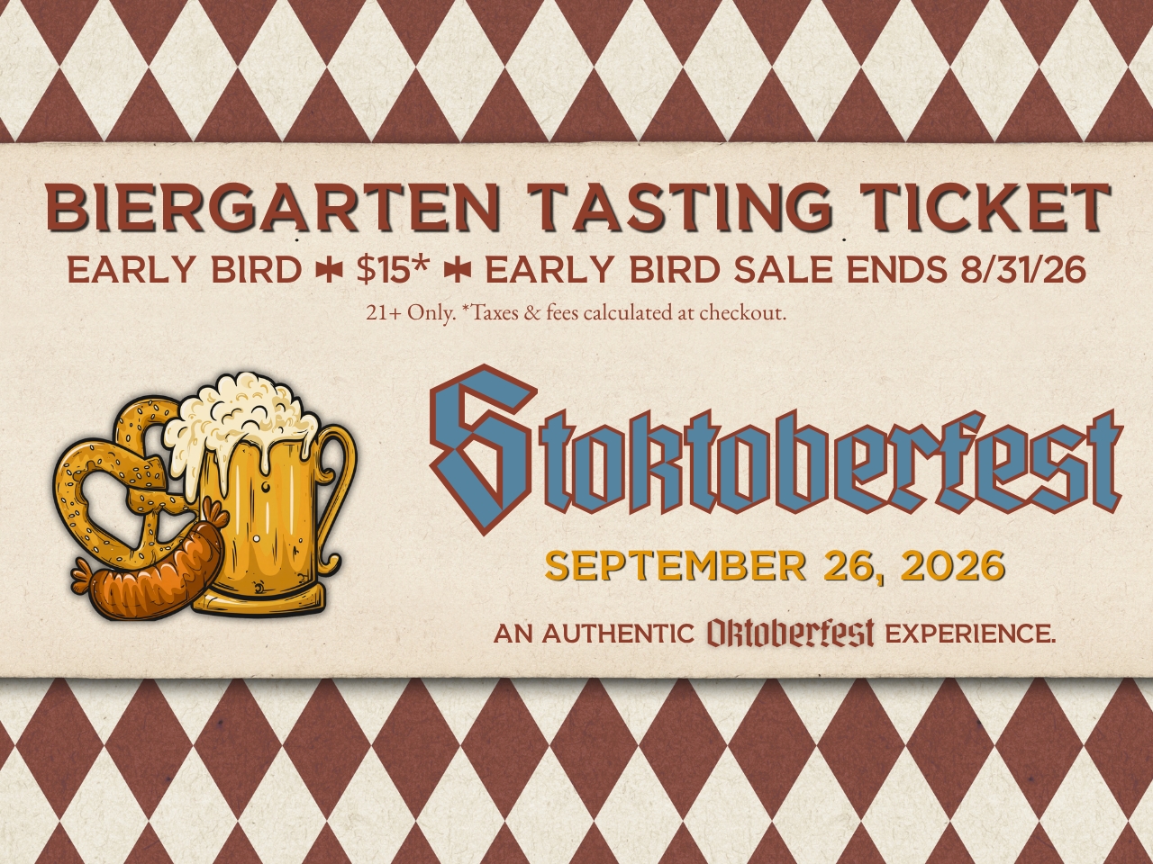 Early Bird  Tasting Ticket cover picture