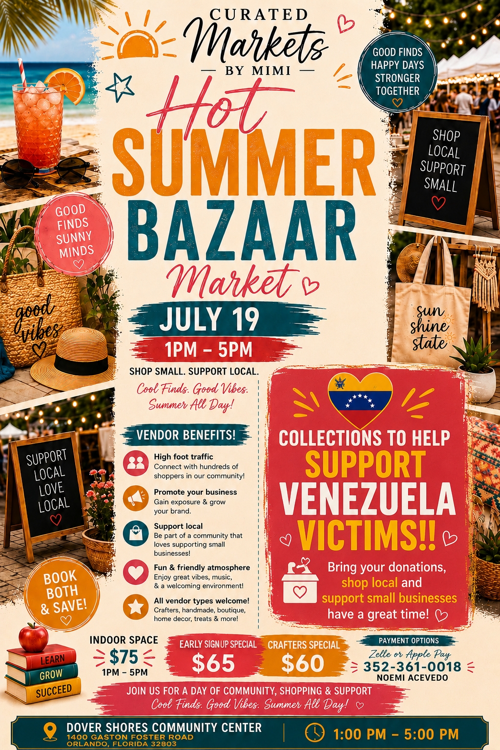 Hot Summer Bazaar - Venezuela Relief