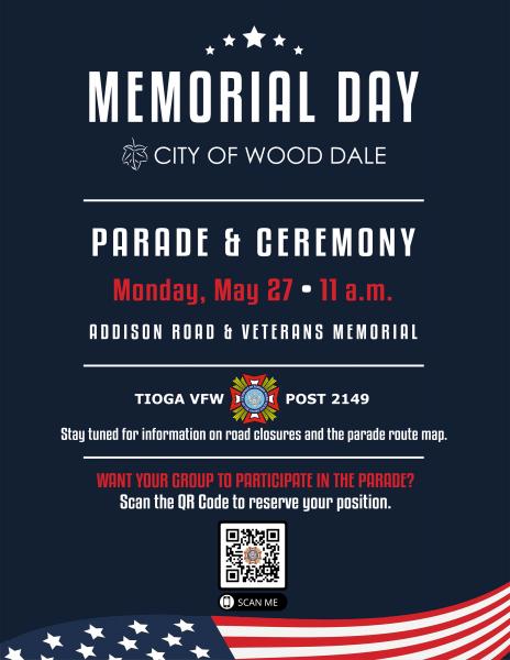 Wood Dale Memorial Day Parade -2024