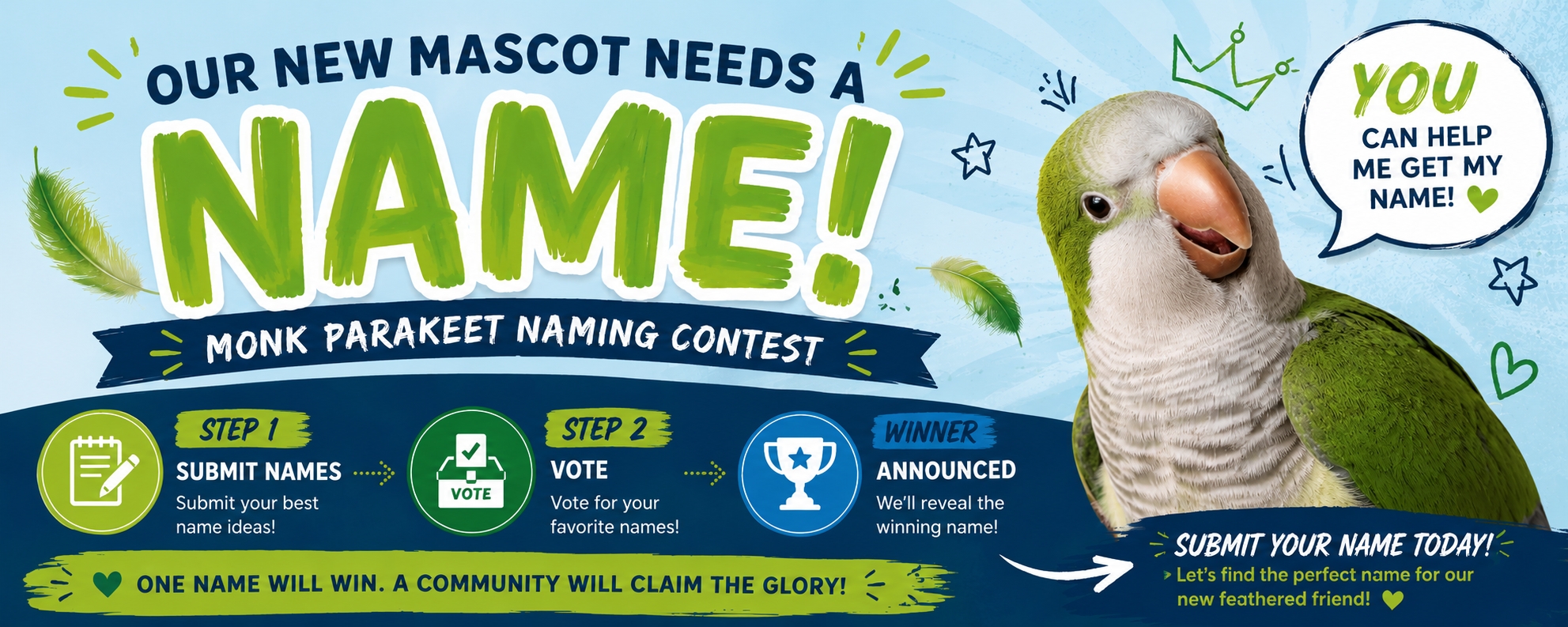 Help us name our new Parks & Rec mascot!