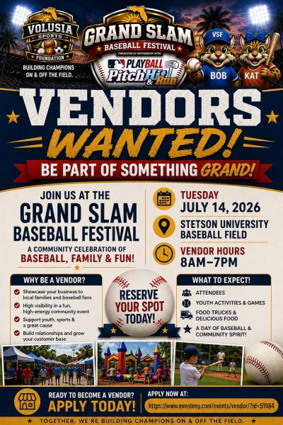 Grand Slam Baseball Festival Vendors Application