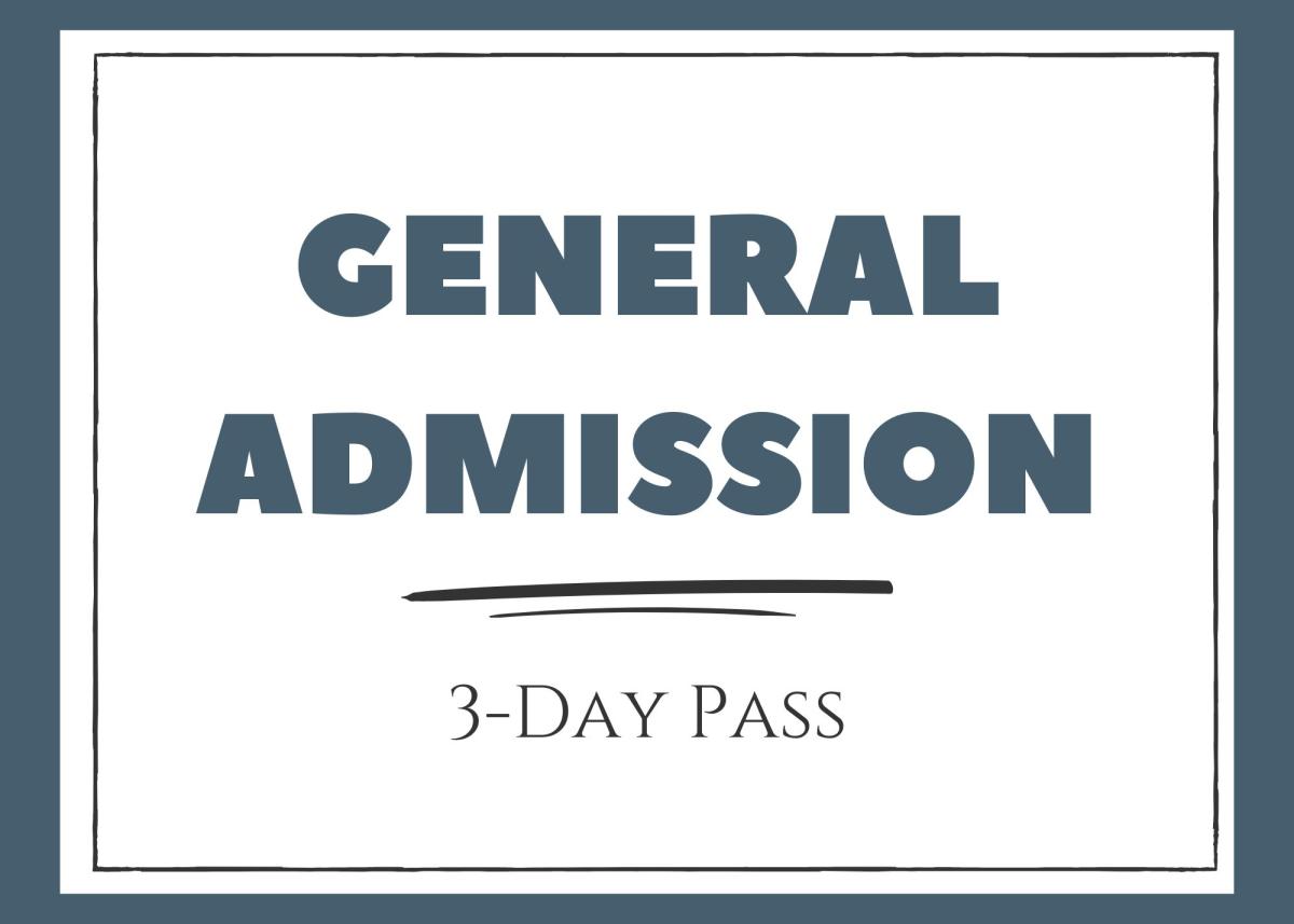 General Admissions (Ages 13+) cover picture
