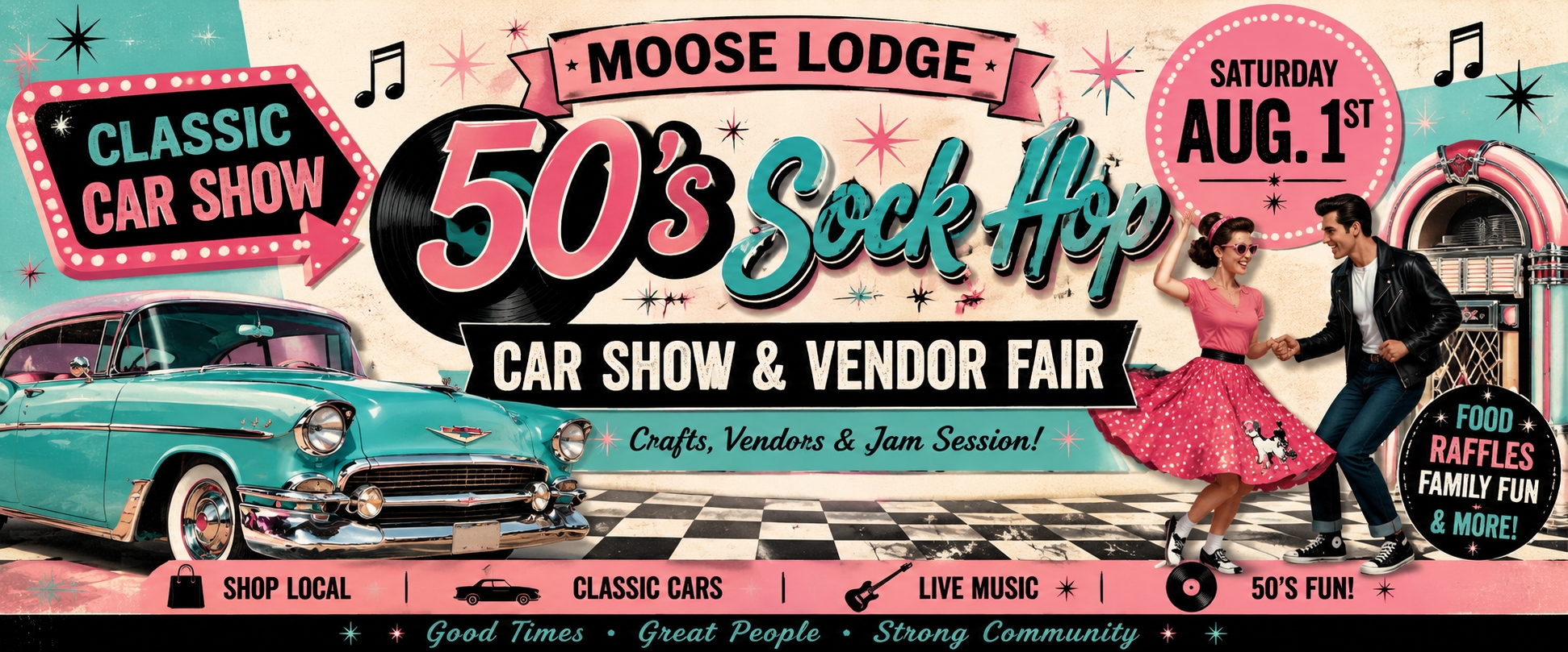50's Sock Hop Car Show & Vendor Fair