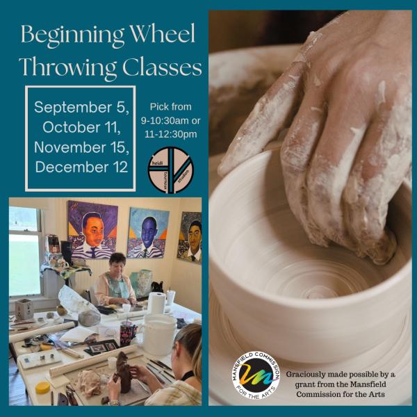 Pottery Wheel Throwing Basics with Heidi Tournoux Studios