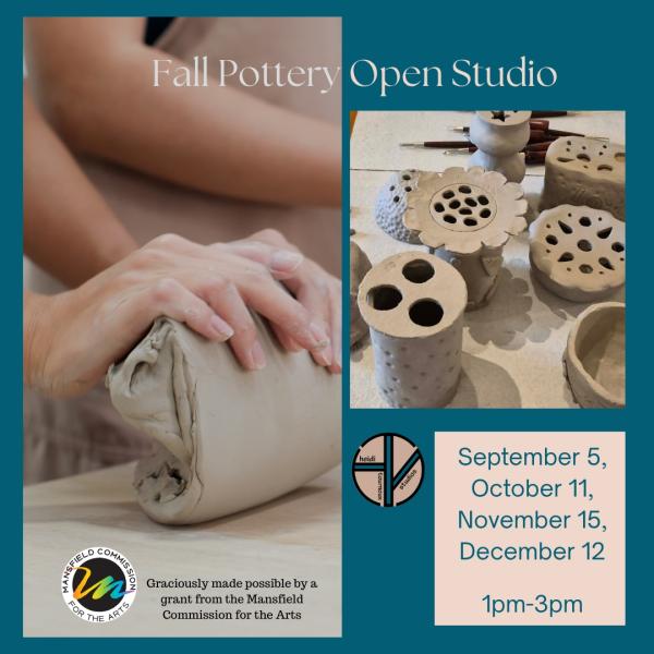Pottery Open Studio with Heidi Tournoux Studios